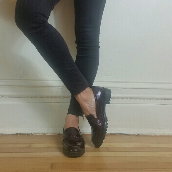 Nine West Shoes - Nine West Burgundy Loafers